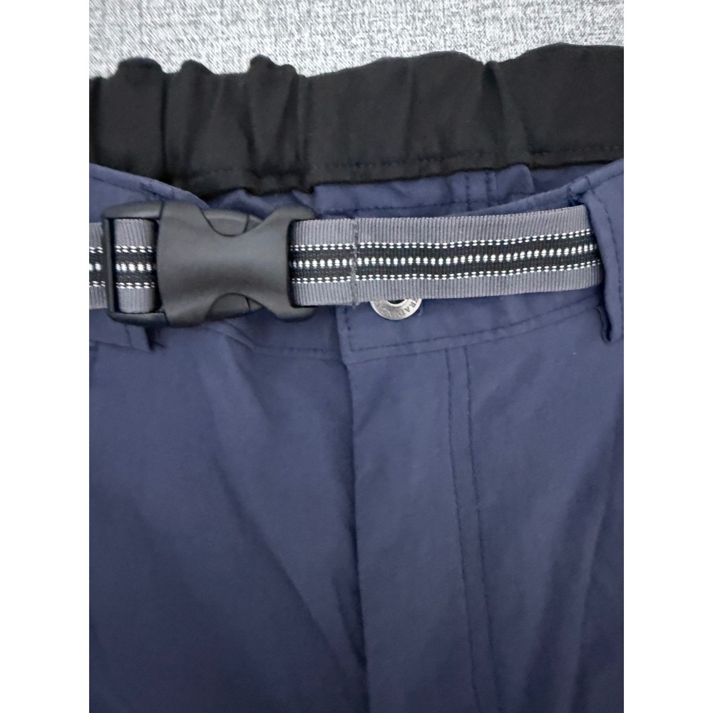 NWOT Duluth Trading Co Mens Blue Nylon Spandex Cargo Pants with Belt LX30 - Picture 2 of 9